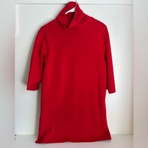 Zara Cherry Red Knit Dress